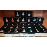31 Royal Doulton miniature ladies. In boxes excellent condition