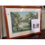 Framed picture of 'The South East Corner of Windsor Castle'