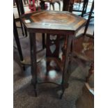 Antique Hexagonal side table