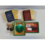 Waddington's playing cards x2 R.J series of Popular puzzles and badges