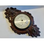 Antique Oak wall Barometer