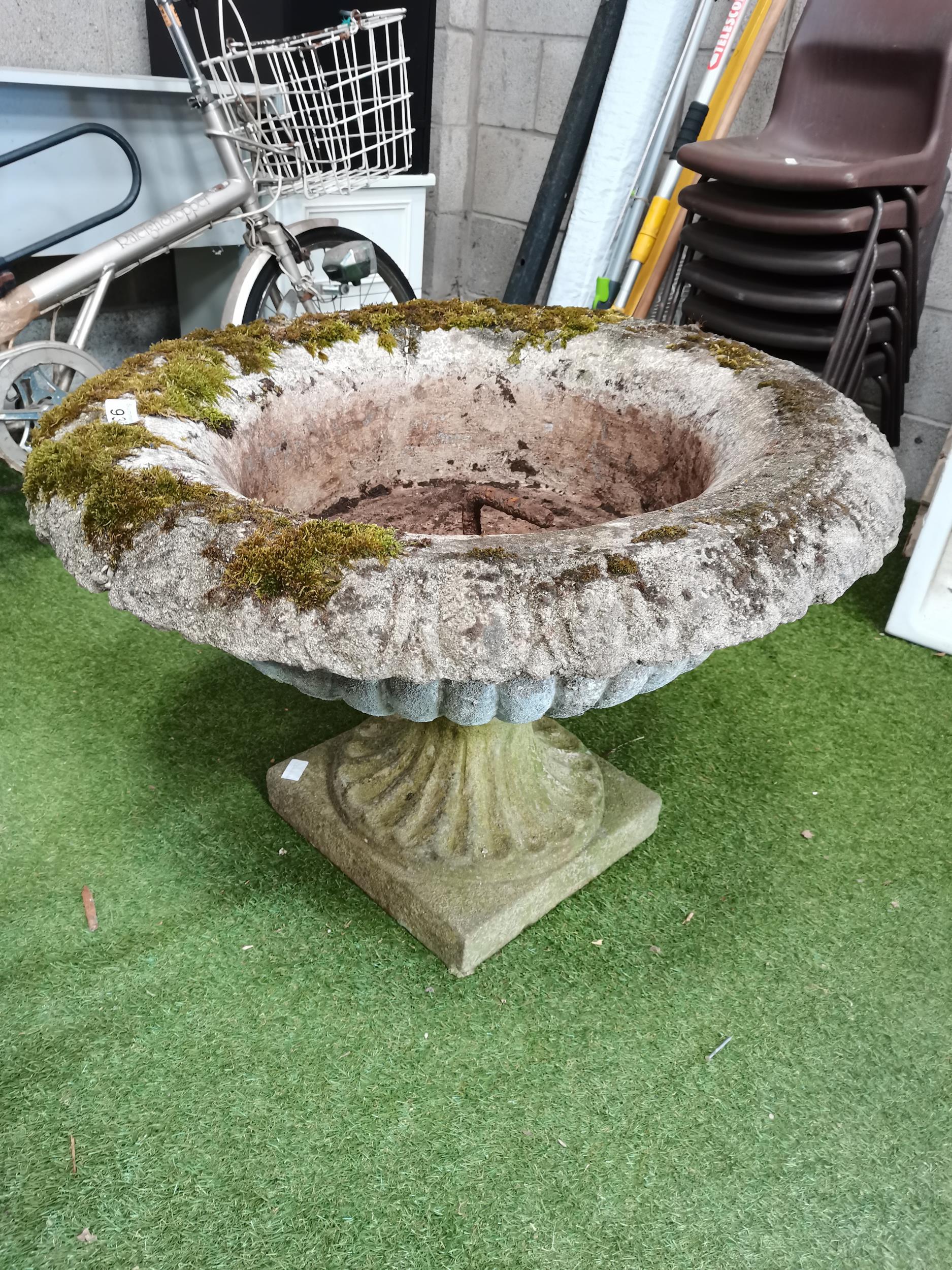 Large garden flower urn