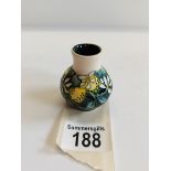Miniature Moorcroft vase