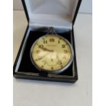 Jaeger- LeCoultre pocket watch marked GSTP F32420 army related