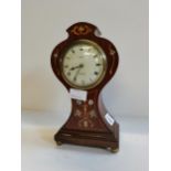 Gowland inlaid mantle clock - H26.5cm