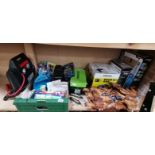 1 box of tools, electric charger, cuckoo clock, "Karcher" outdoor cleaner Plus other items