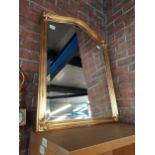 gold framed mirror