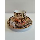 Royal Crown Derby cup, saucer and plate - Good condition no chips or cracks