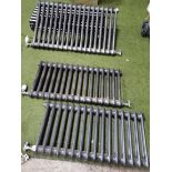 4 x cast iron radiators (working)