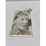 signed photo of Jean Alexander