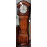 J H Maughan - Gateshead longcase grandfather clock