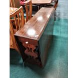 Drop leaf Mahogany dining table