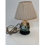 Moorcroft table lamp