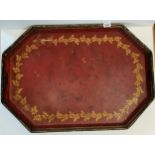 Antique large tray