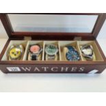Collection of gents wrist watches