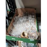 1 box of Glassware