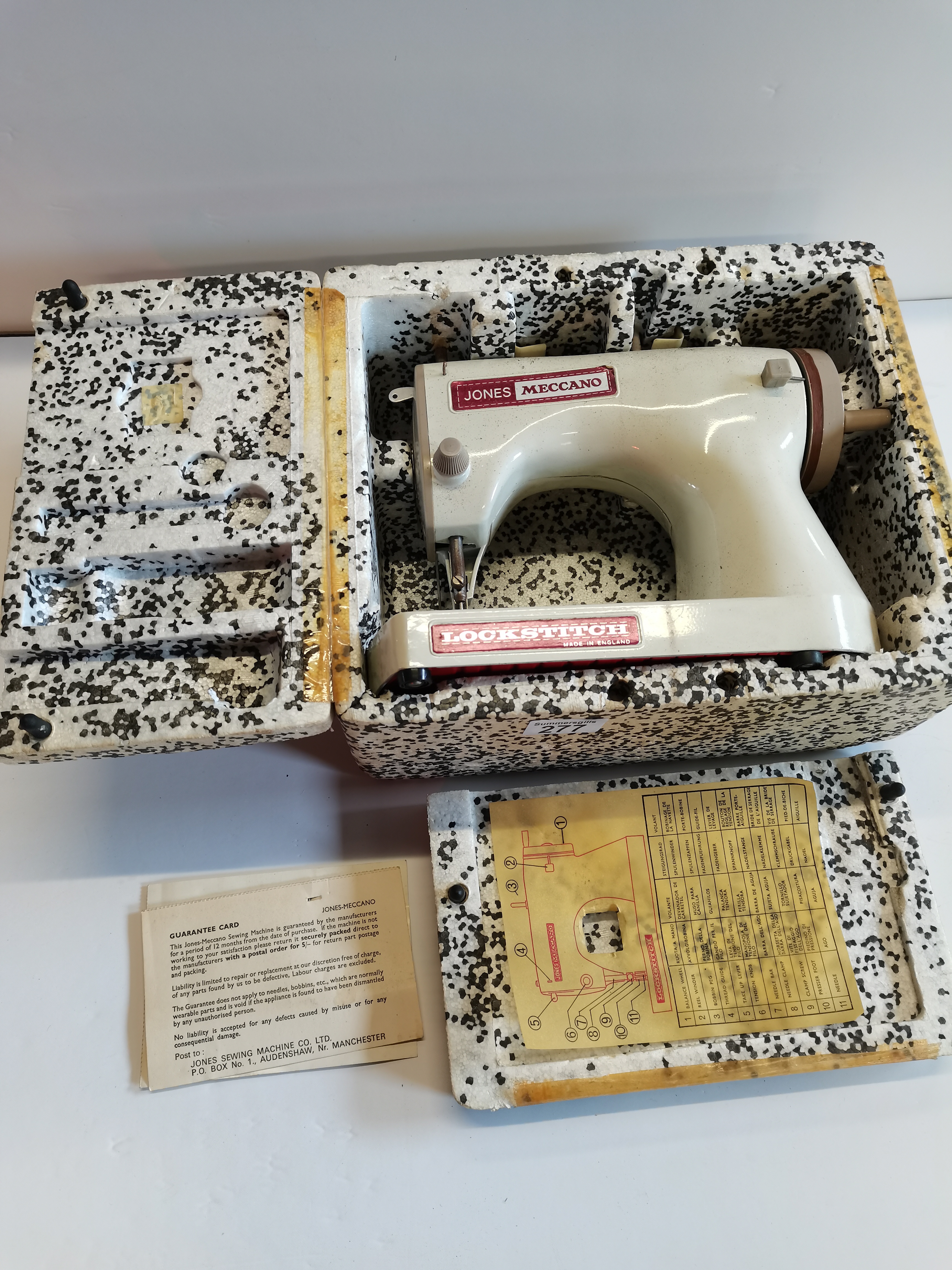 Jones Meccano Locksmith sewing machine - Image 2 of 2