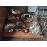 Collection of various silver/plated items