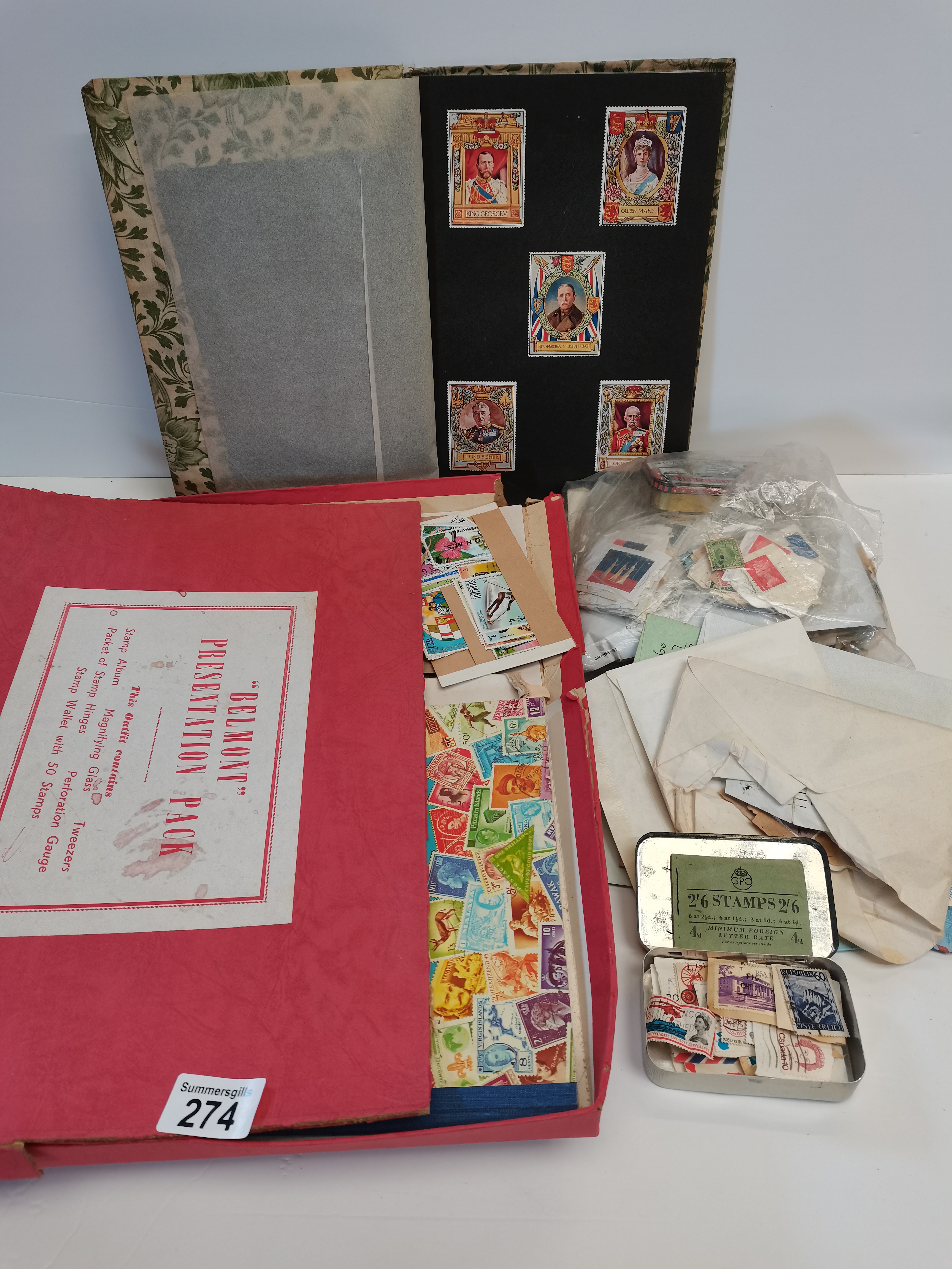 Large collection of stamps - Image 2 of 2