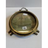 Early Ships porthole in brass