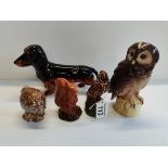 X3 Beswick & x1 Royal Doulton animal figures. Excellent condition