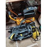 JCB Generator, Karcher Washer and a box of Tools with pressure hose