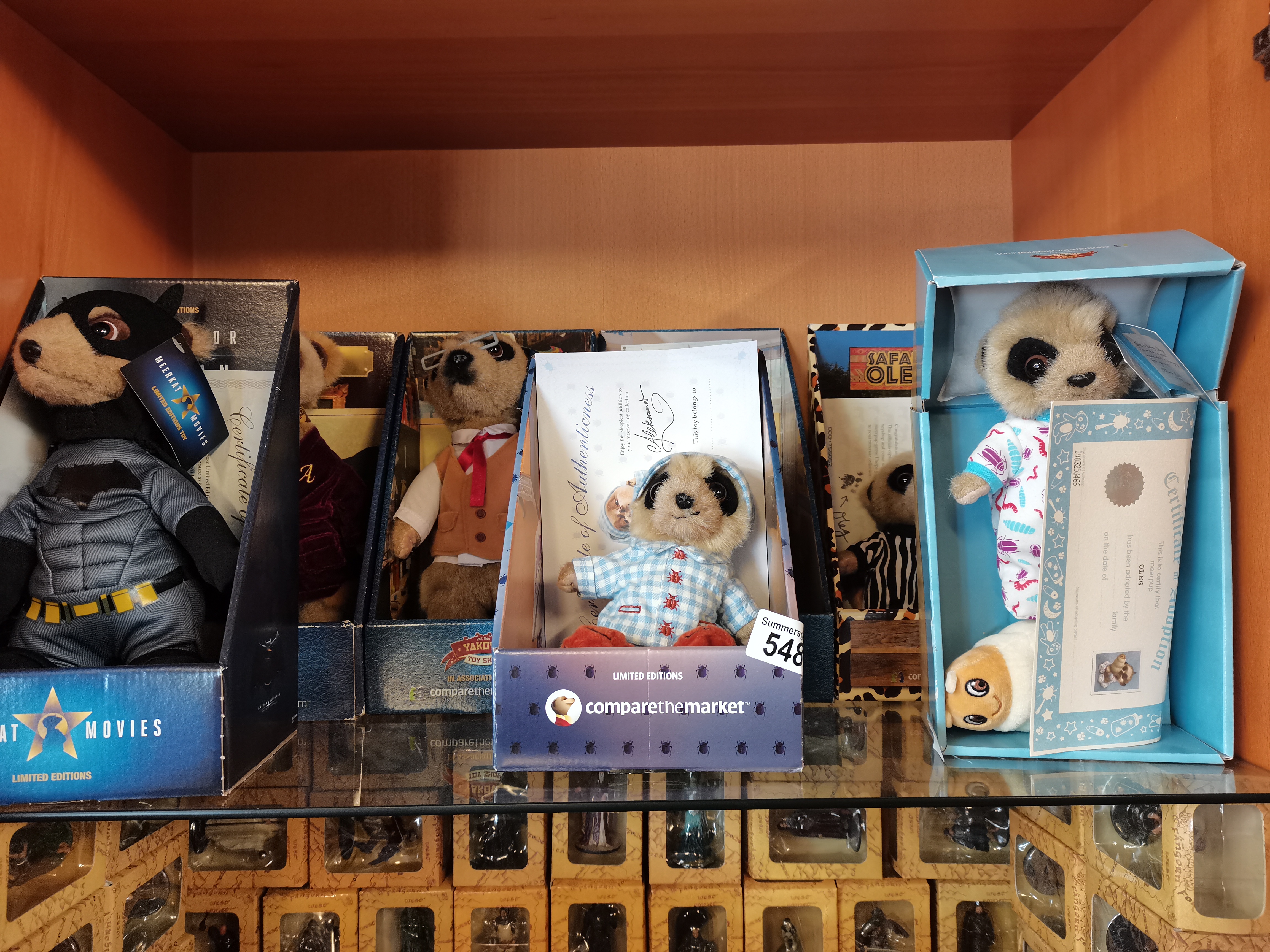 X7 original Meerkat teddies in boxes with certificates - Image 2 of 2