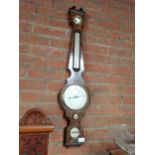 Early banjo barometer by G E Davis Leeds ( working condition )