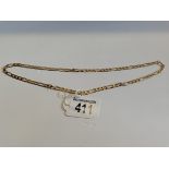 9ct Gold neck chain 14grams