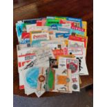 Collection of football programmes 1950s - 1970s