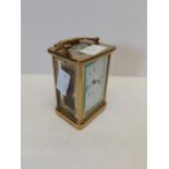 E Paris R & Co small carriage clock (working order and with key)