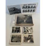 Old photos including original WWII press photos