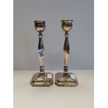 X2 Silver Candle sticks