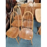 X6 Ercol blonde dining chairsCondition Status ex Condition