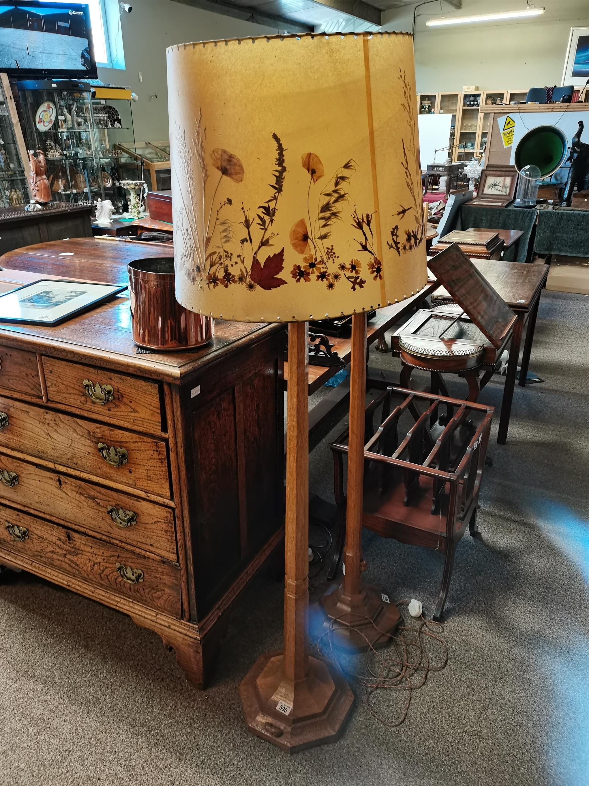 Mouseman standard lamp Condition Grade:  A Excellent: In excellent condition with no