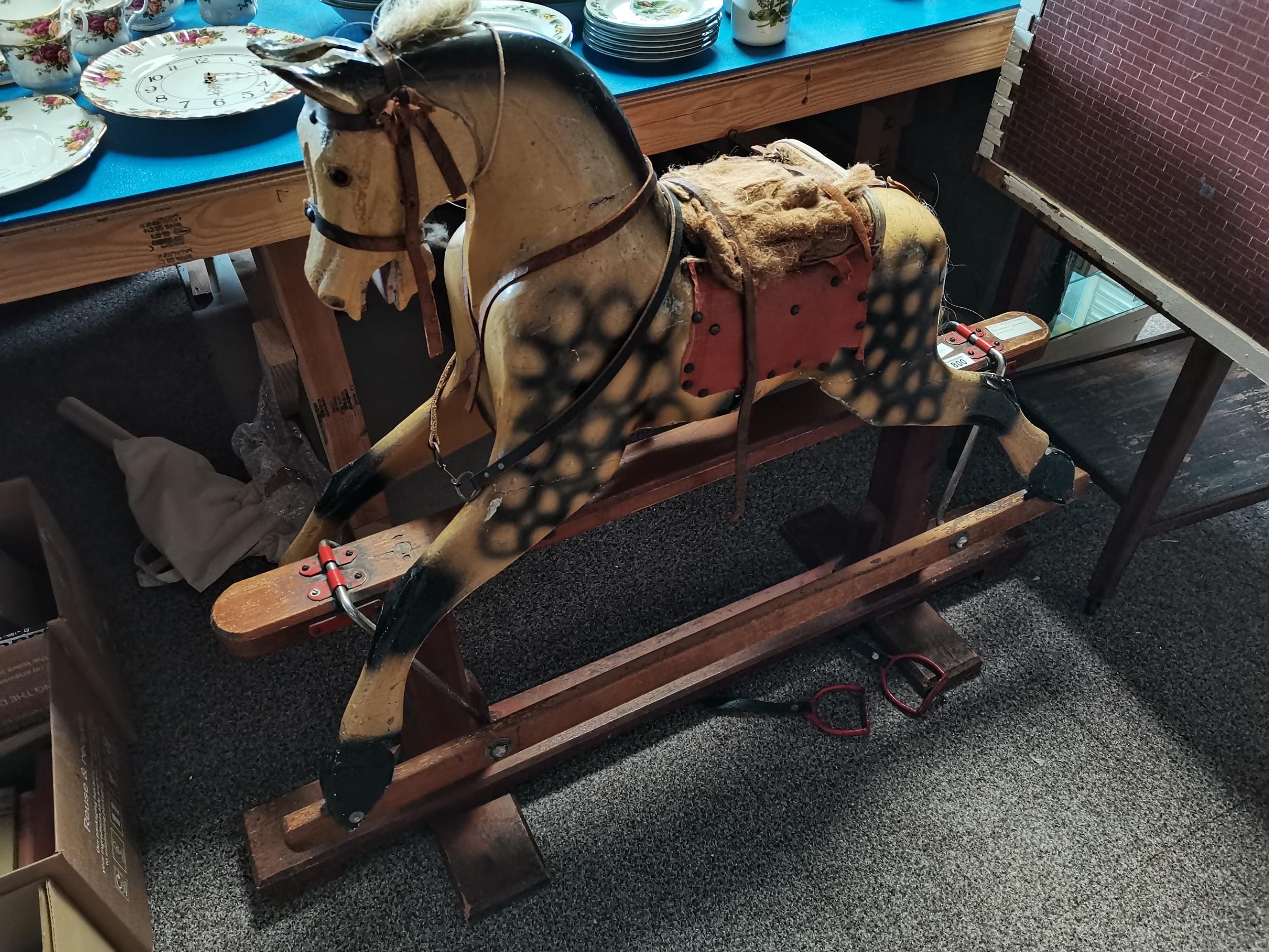 old Victorian dapple grey rocking horse - Patterson Edwards of LondonCondition StatusCondition