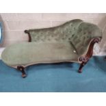 Victorian Rosewood Chaise Longue