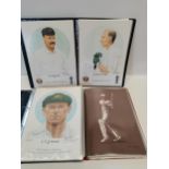 The Owzthat cricket collection of autographs incl Shane Warne, Ian Botham plus 2 albums of limited