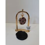 Royal Crown Derby Pocket watch on stand 088/200Condition StatusCondition Grade:  A Excellent: In