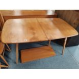 Ercol blonde extendable dining table with leaf insert W90cm x L152cm (not extended) ex. Condition