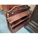 Antique Open wall book shelvesCondition StatusCondition Grade:  B Good: In good condition but