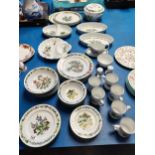Royal Worcester dinnerware "Herbs" with quantity of Serving Dishes