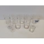 a selection of glasses