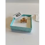 9ct Gold Carriage charm 3.4grams