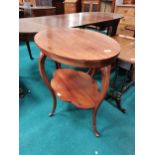 Oval occasional table 81cmCondition StatusCondition Grade:  B Good: In good condition but possibly