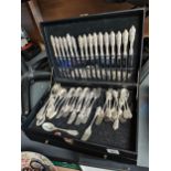 Stainless Steel Cutlery set in display case