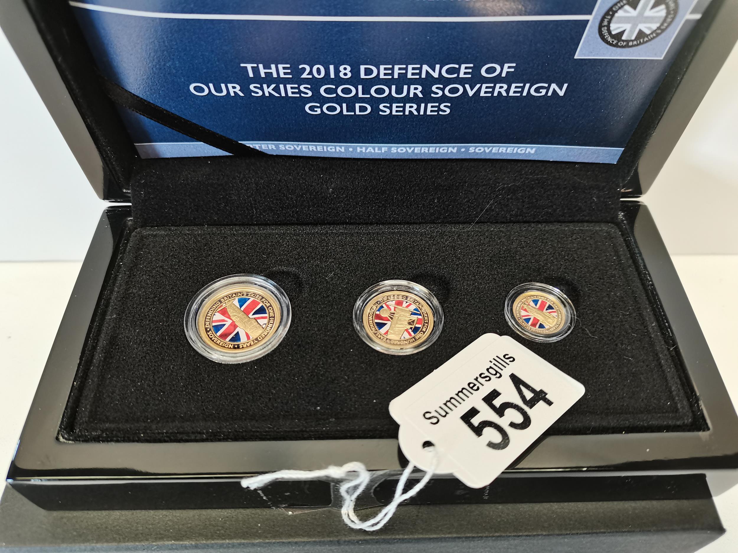 The 2018 defence of the skies coloured sovereign set