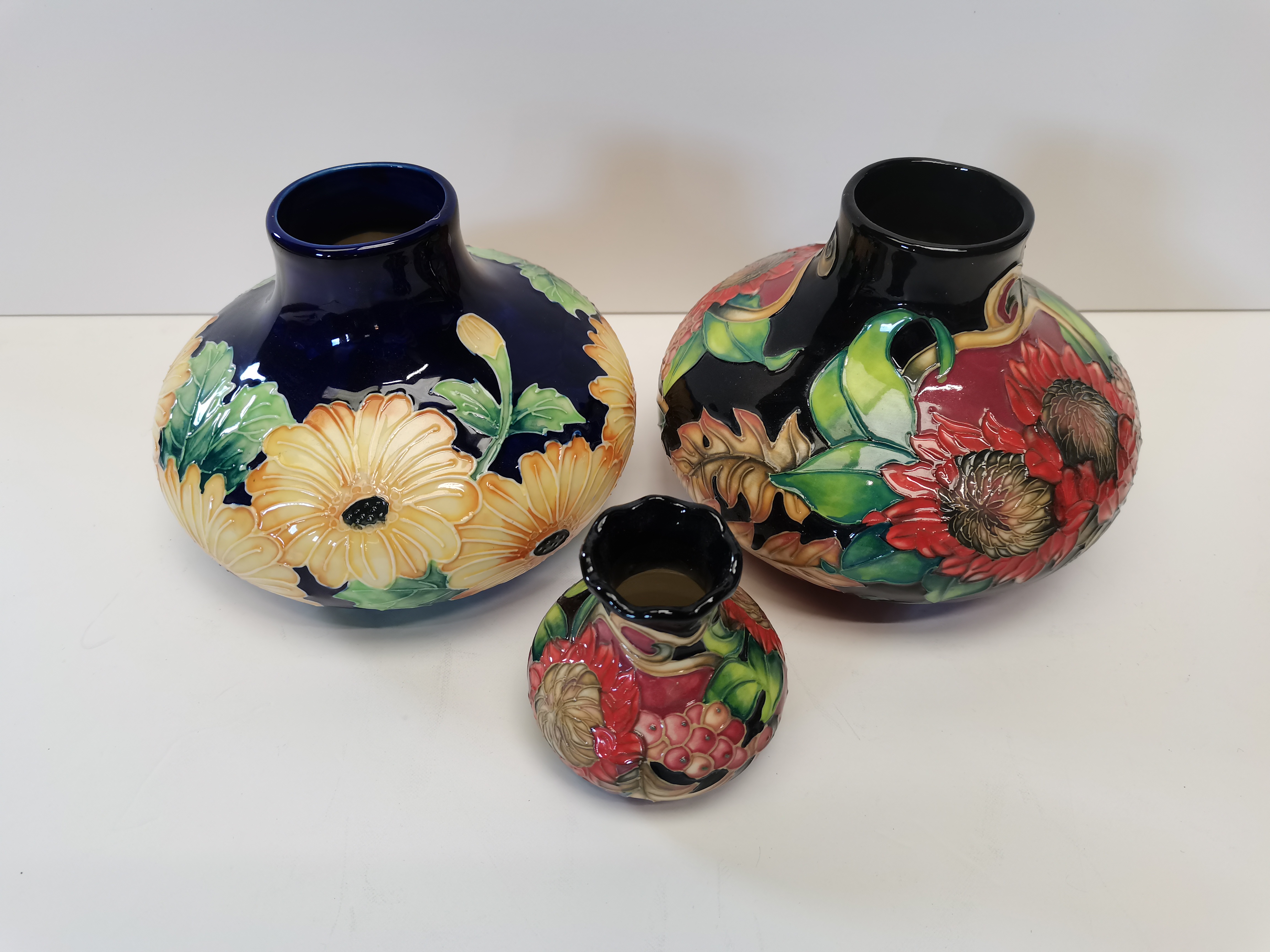 X3 Tupton ware vases - Image 2 of 3