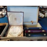 6 Spode Regimental Plates In Boxes supplied by Mulberry Hall York In Suitcase