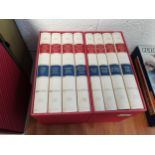 8 Volumes of "The History of the Decline and Fall of the Roman Empire" Folio society